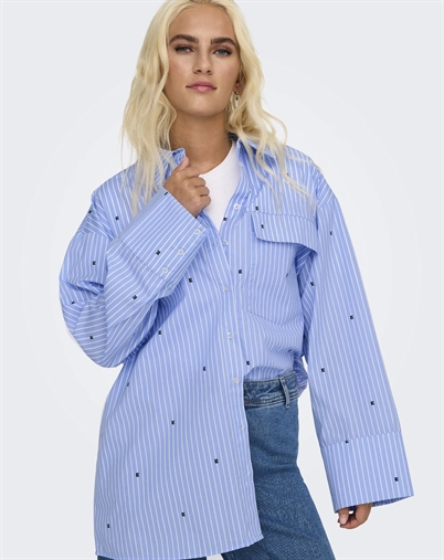 Naima Loose Letter Skjorte - Only